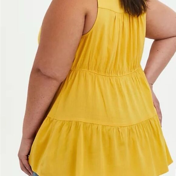 Torrid Yellow Tank Top 0 - Picture 3 of 10